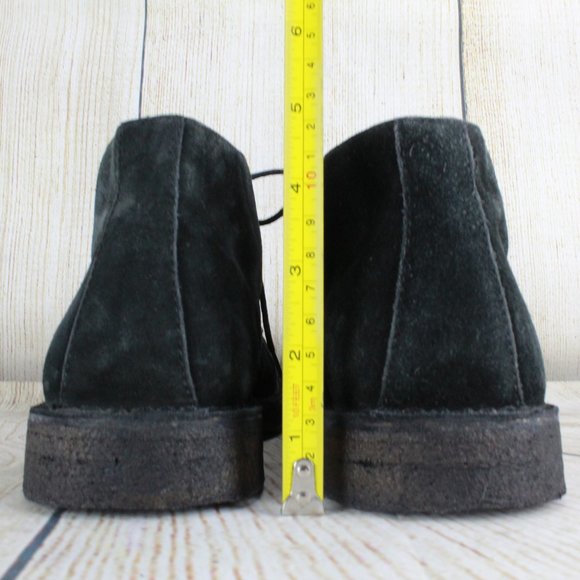 SEBAGO Black Suede Leather Chukka Style Desert Crepe Sole Ankle Boots US 8 - Picture 7 of 8